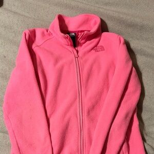 The North Face Kids Bright Pink Fleece Jacket
